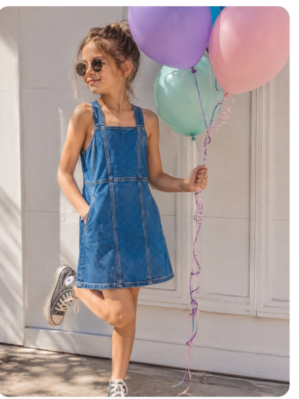 Art Class, girls jean dress. Denim dress 10/12